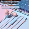 Wired earphone Candy earphone Esports Earphone Cord-controlled Earphone Esports gaming earphone Cord-controlled earphone