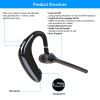 Wireless V5.0 Earpiece ENC Driving Earbuds 180¬∞ Rotatable Left Right Ear Fit Earphone For Business Driving Running